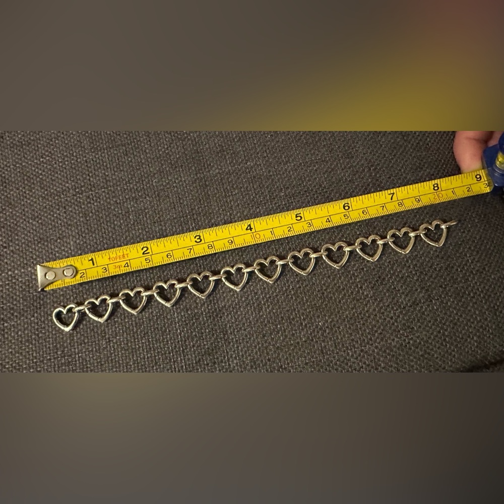 Tiffany & Co. Rare clasping hearts charm bracelet - Picture 3 of 3